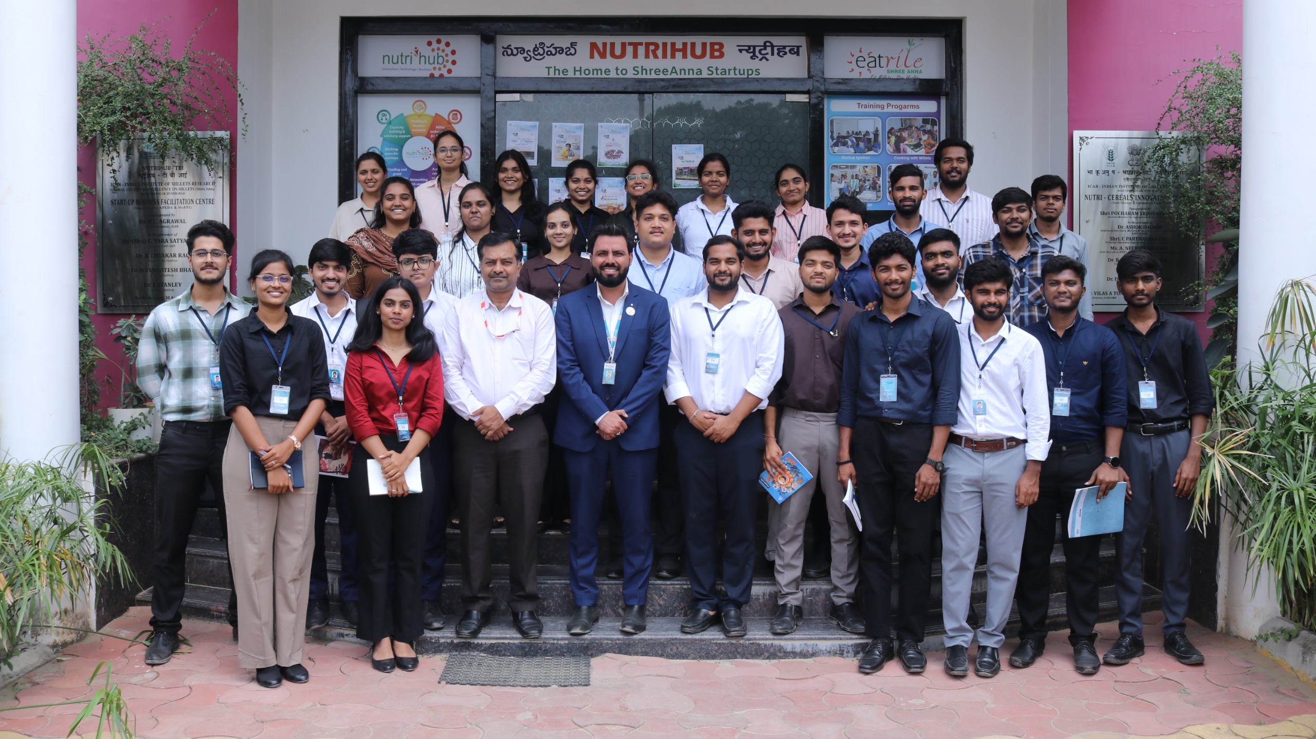 VJIM students at IIMR-Nutri Hub