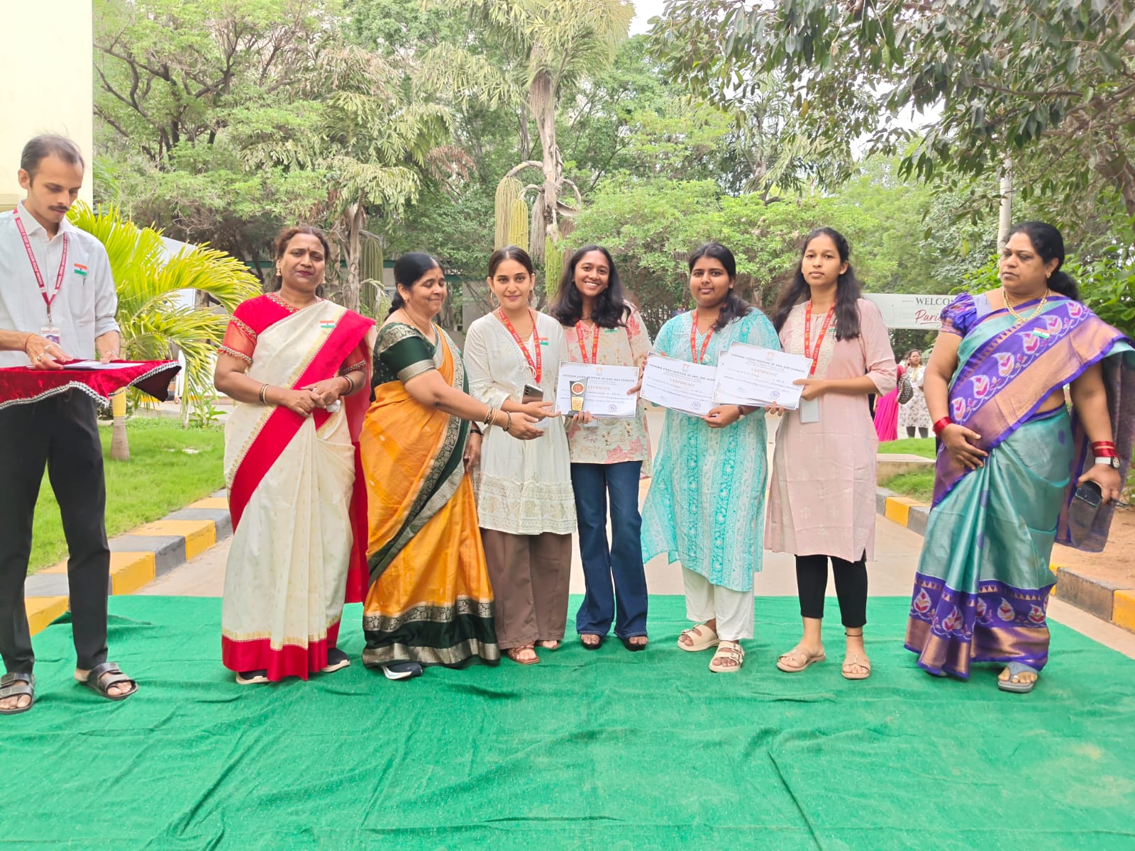 Students presented with awards at VJIAS Independence Day celebrations