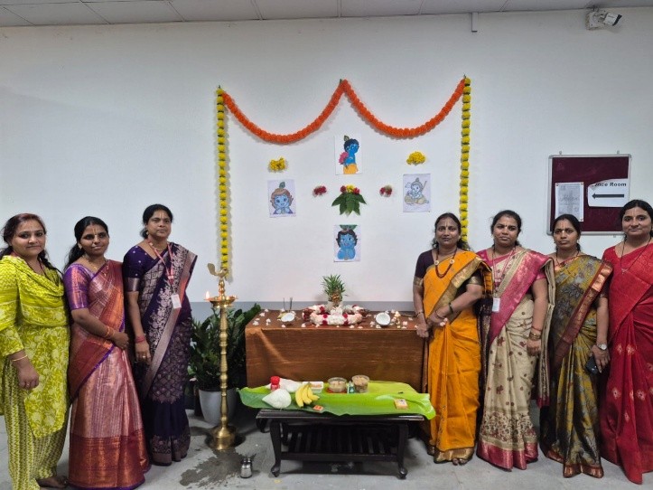 VJIAS faculty celebrating Krishnashtami