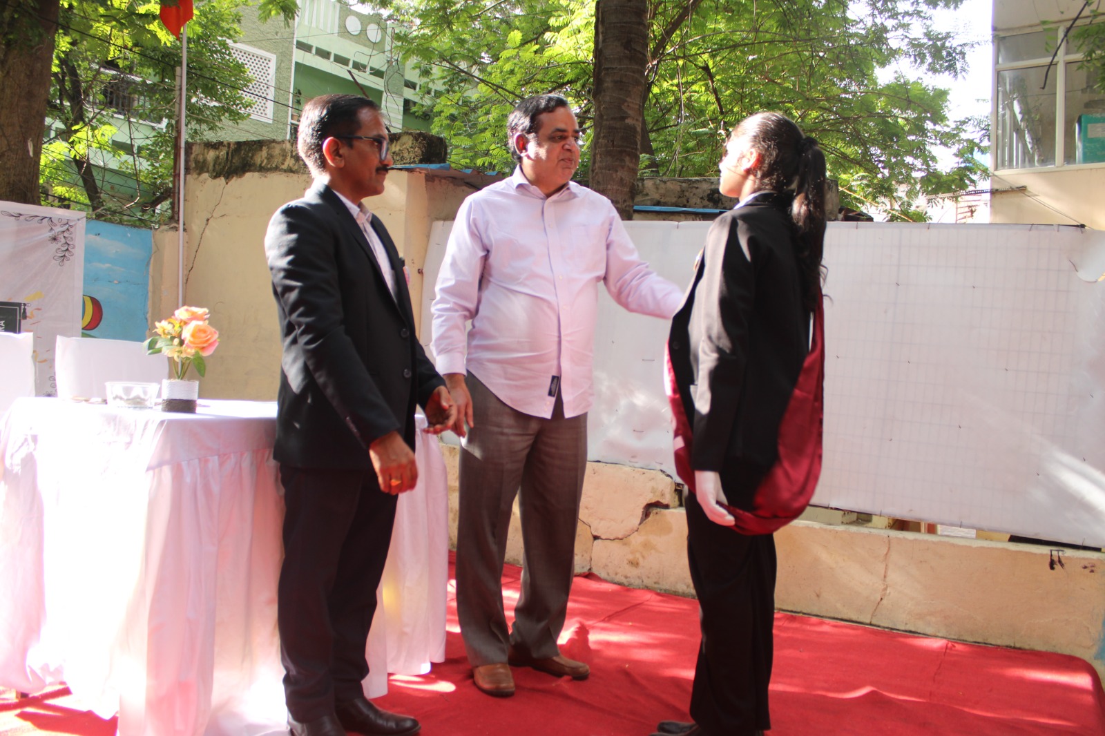 Student leaders at the VJPS Investiture Ceremony